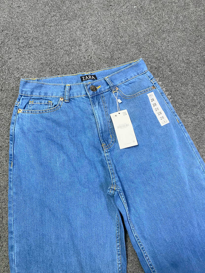 Unisex Light Blue Denim Pants