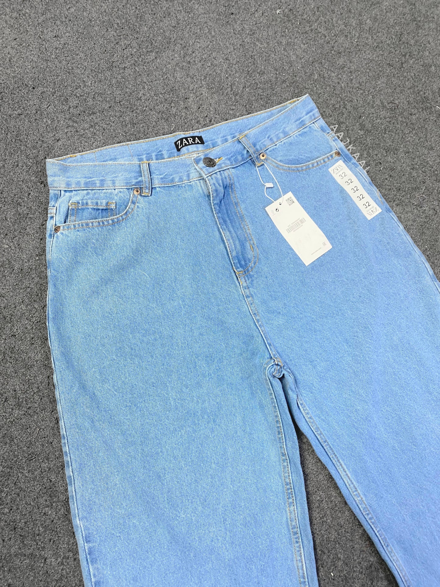 Unisex Sky Blue Denim Pants