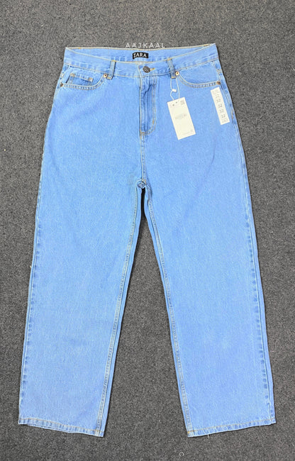 Unisex Sky Blue Denim Pants