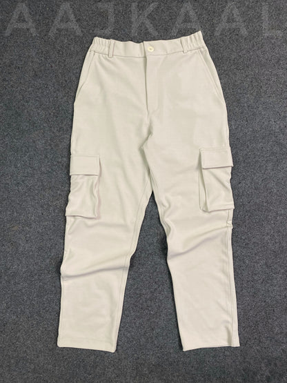 Women Off-white 6 Pocket Cargo Pants