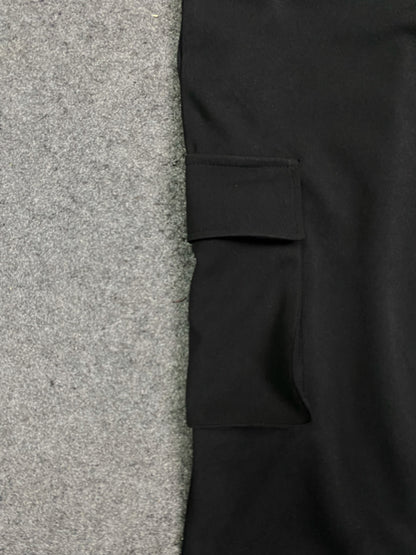 Men Black 6 Pocket Cargo Pants