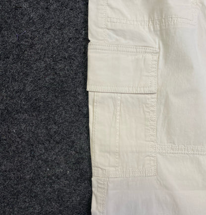 Off-White Gabardine Cargo Pants