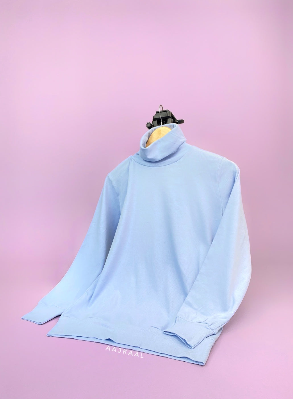 Sky Blue Turtle Neck