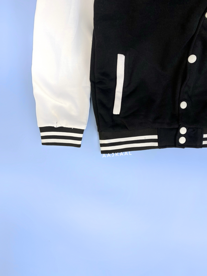 Unisex Black Varsity Jacket