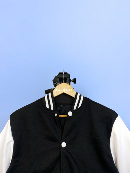 Unisex Black Varsity Jacket