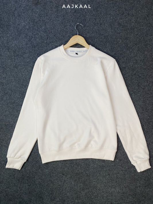 Unisex Off-White Sweatshirt