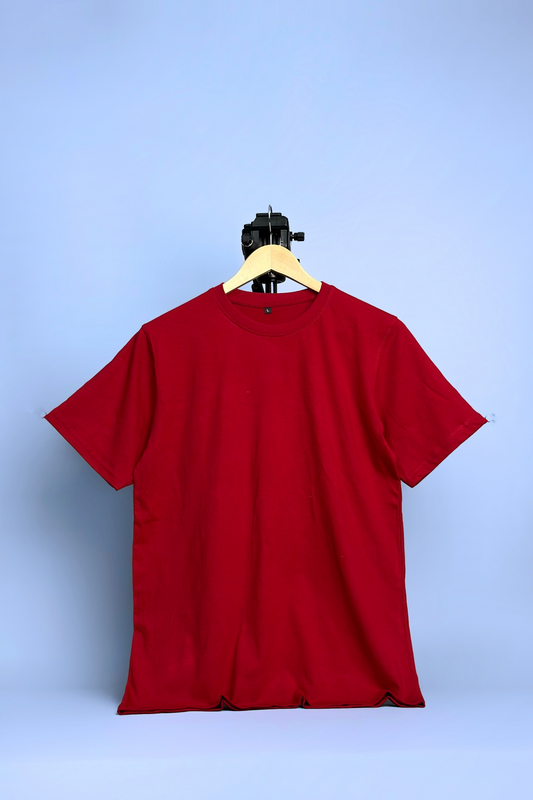 Maroon Basic T-shirt