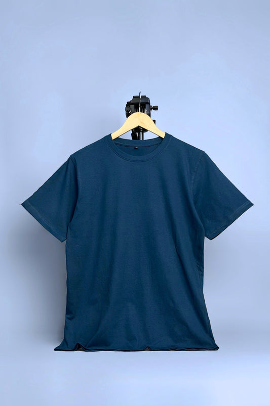 Navy Blue Basic T-shirt