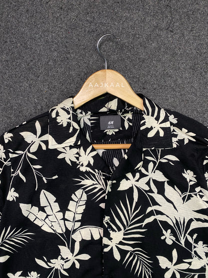 Unisex Black Forest Cuban Shirt