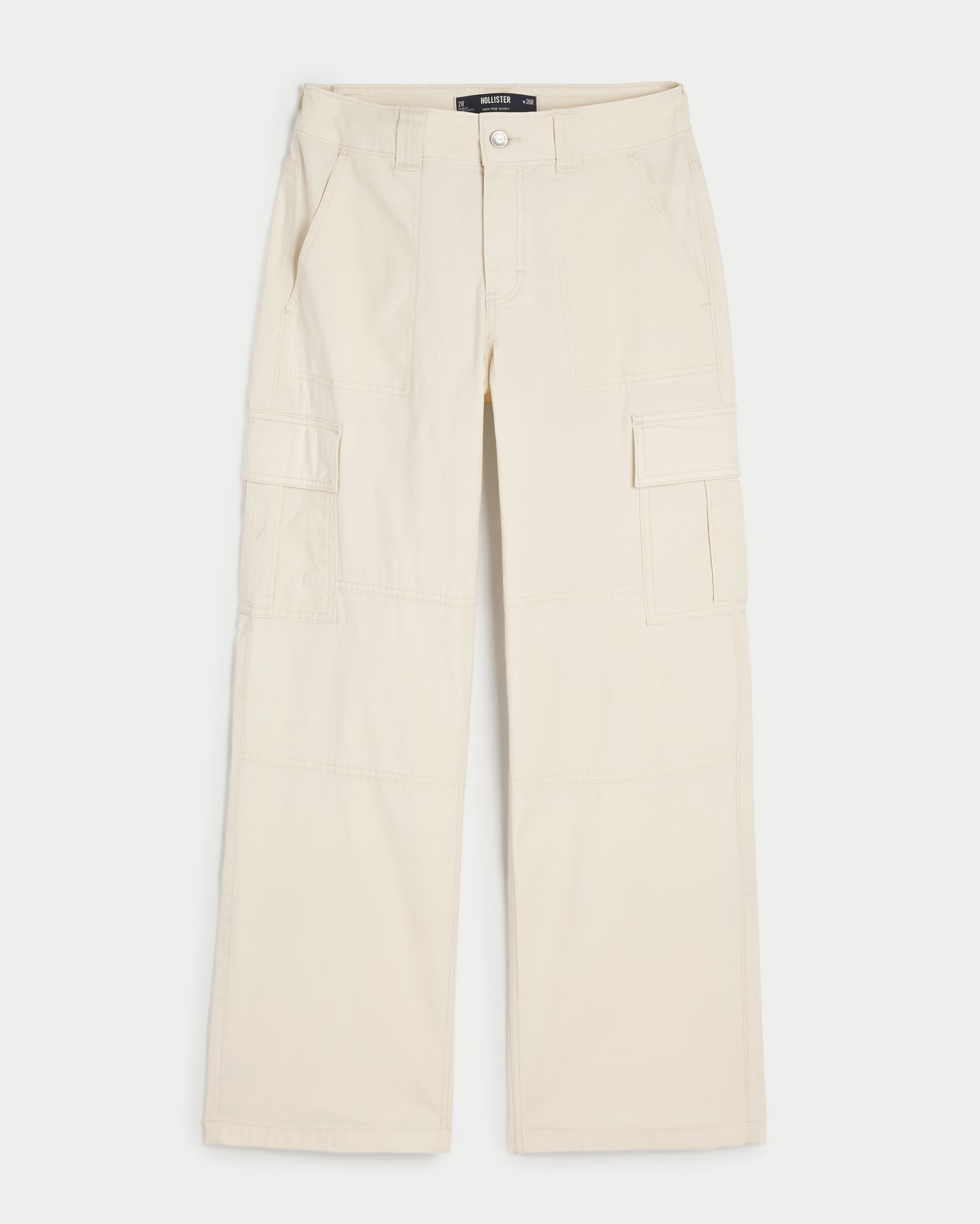 Off-White Gabardine Cargo Pants