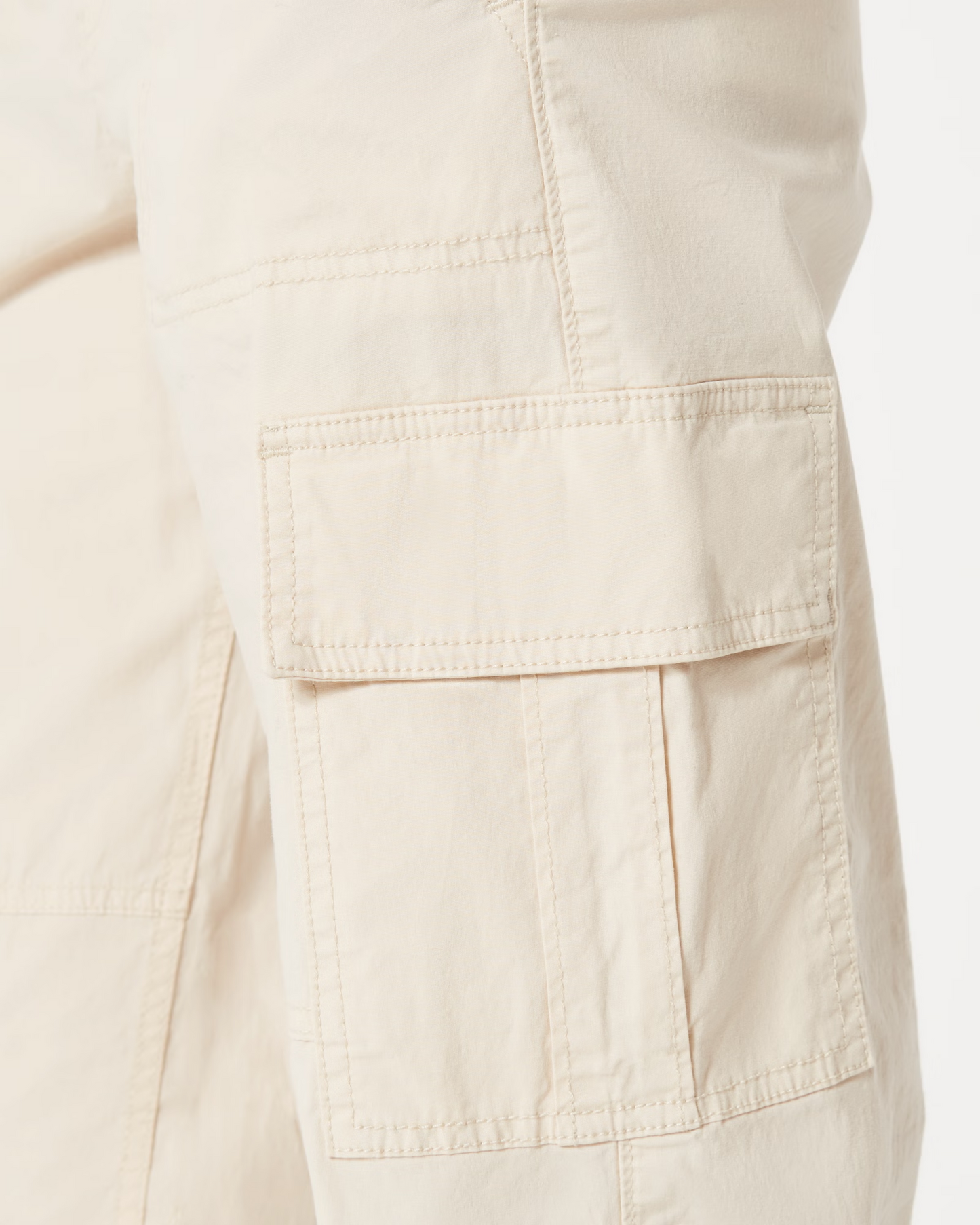 Off-White Gabardine Cargo Pants