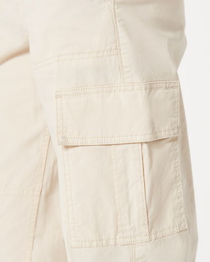 Off-White Gabardine Cargo Pants